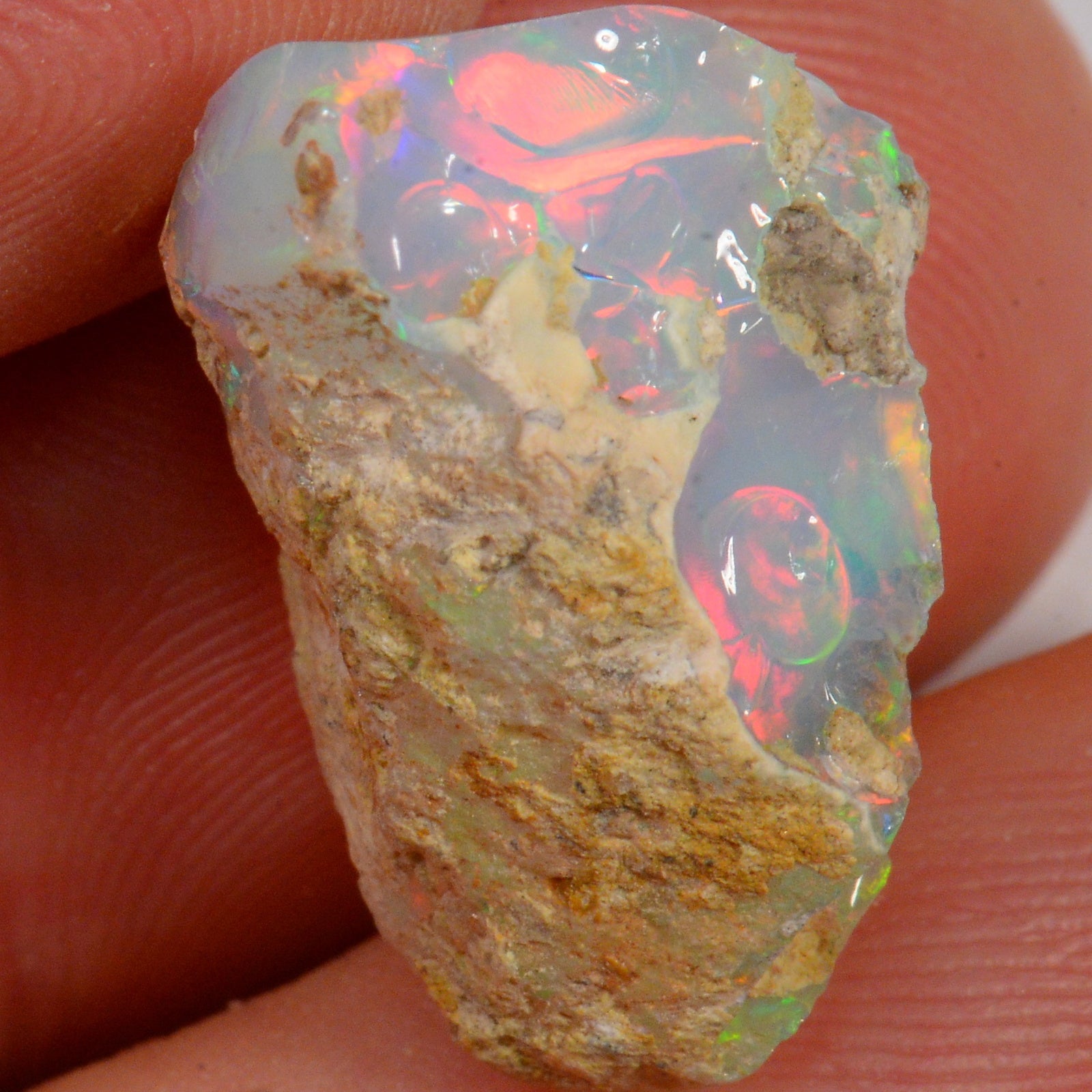 13.3 Carat - Rough Ethiopian Welo Opal — natural untreated rough Ethiopian Welo opal