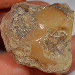 65.8 Carat Large Rather Matte Rough Ethiopian Welo Opal — natural untreated rough Ethiopian Welo opal