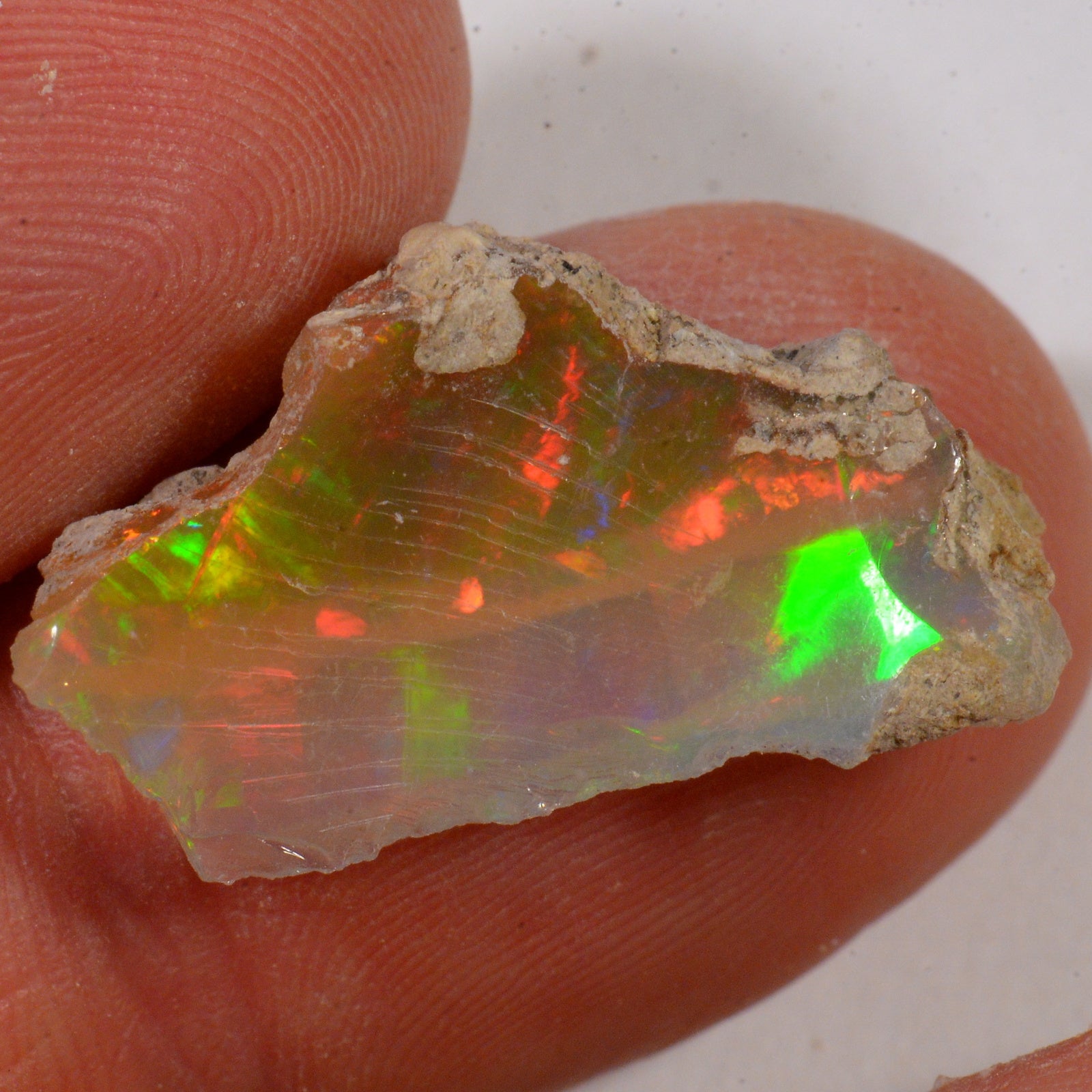 9.1 Karat - Roher Äthiopischer Welo Opal – natürlicher äthiopischer Welo Opal