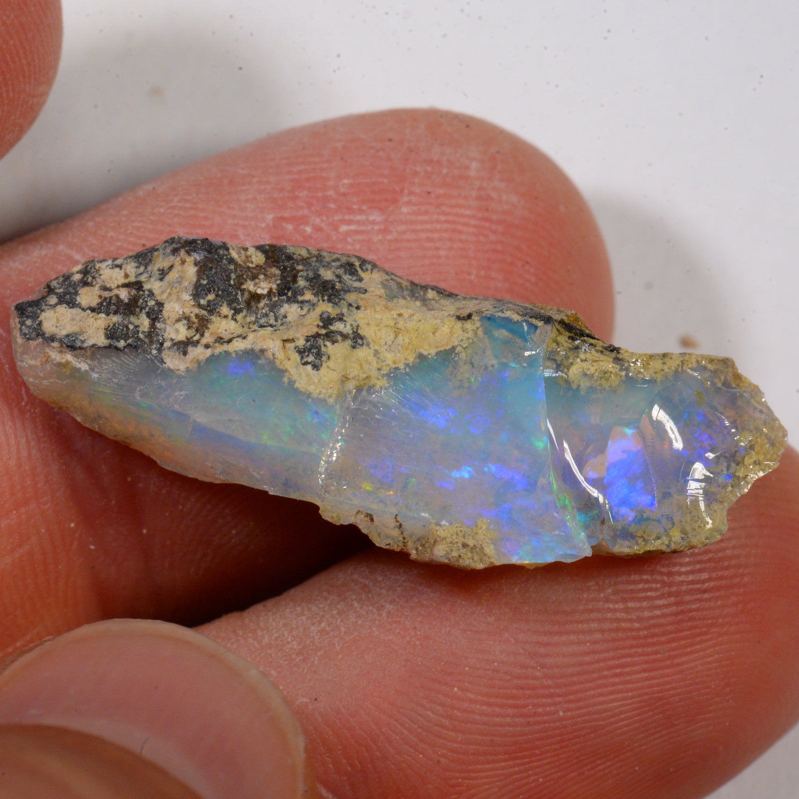13.2 Carat - Rough Ethiopian Welo Opal — natural untreated rough Ethiopian Welo opal