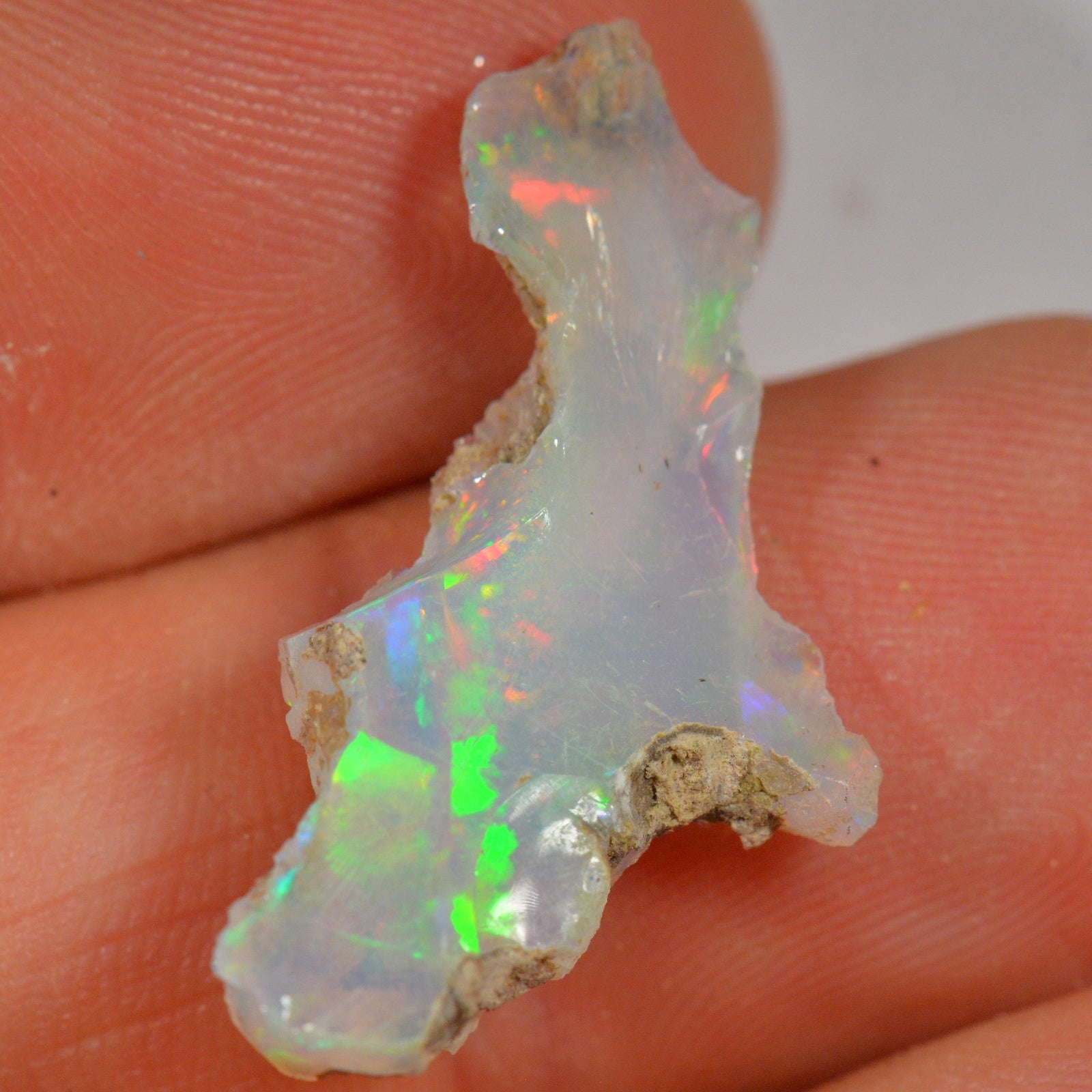 7 Carat Rough Ethiopian Welo Opal — natural untreated rough Ethiopian Welo opal