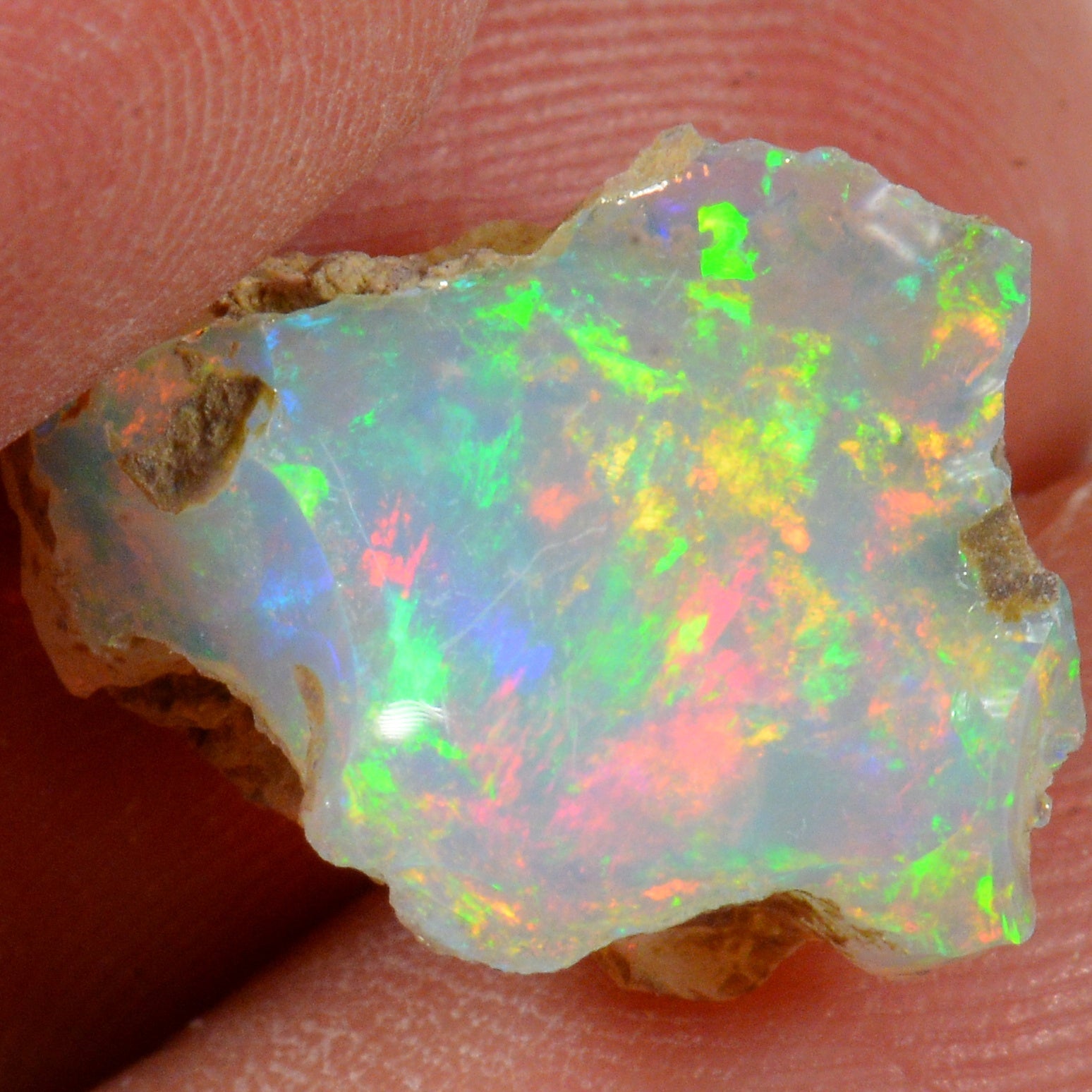 7 Carat - Rough Ethiopian Welo Opal — natural untreated rough Ethiopian Welo opal