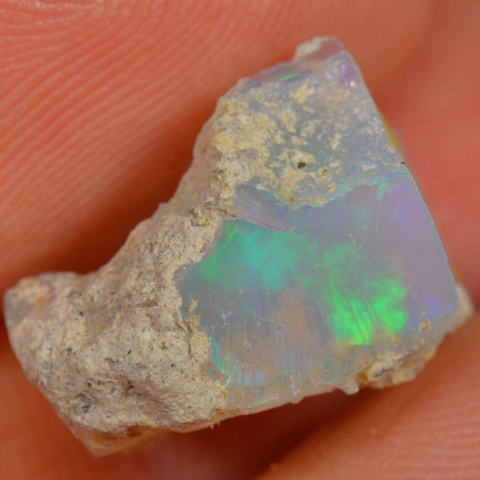 7 Karat - Roher Äthiopischer Welo Opal - DeinOpal