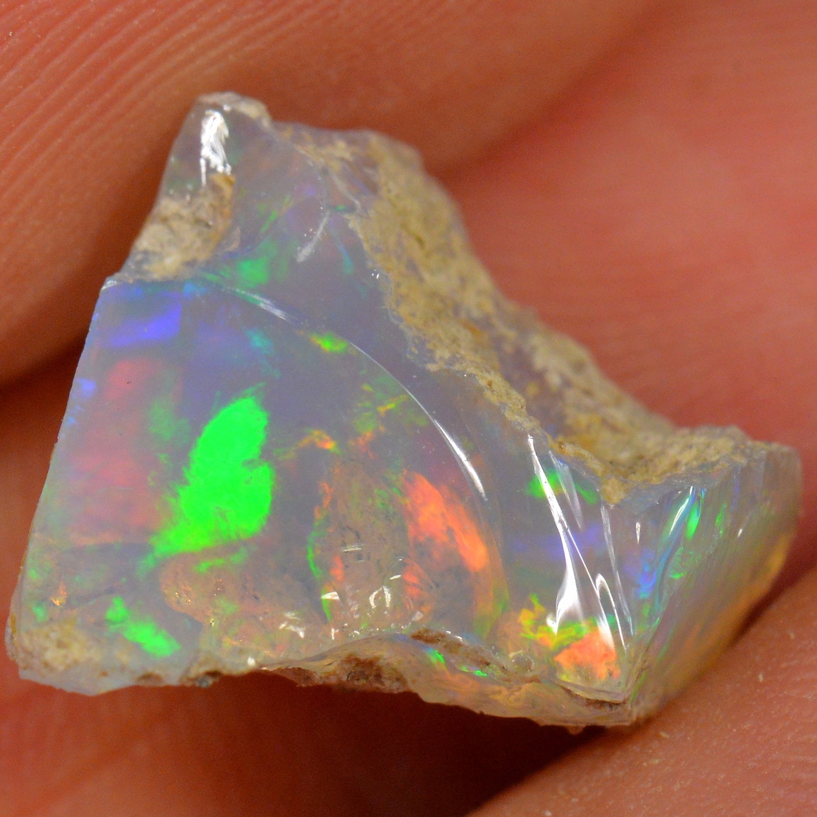 7 Karat - Roher Äthiopischer Welo Opal - DeinOpal