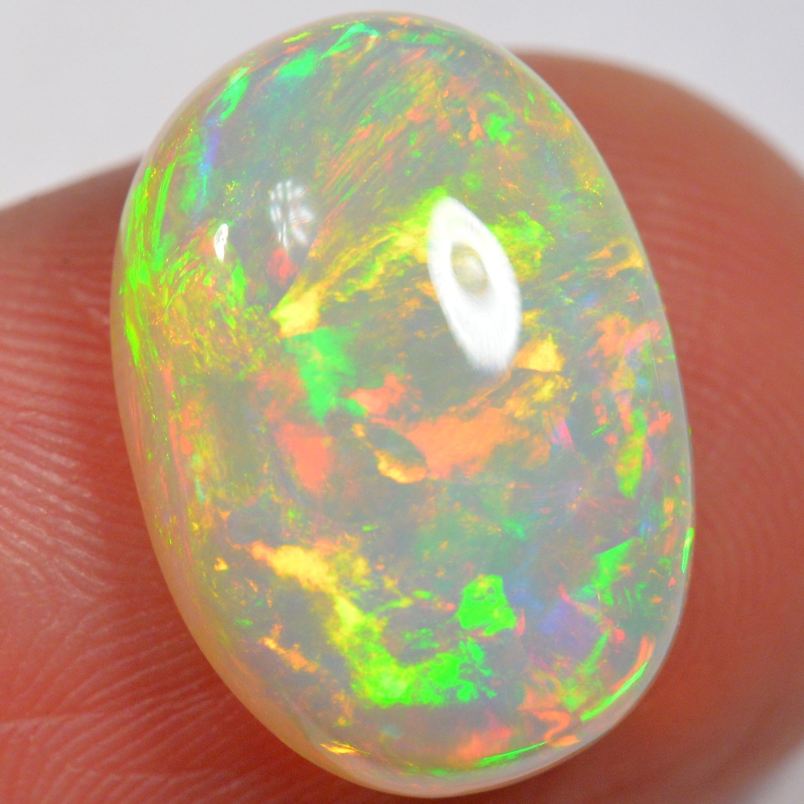 7.1 Carat Ethiopian Welo Opal — natural untreated Ethiopian Welo opal