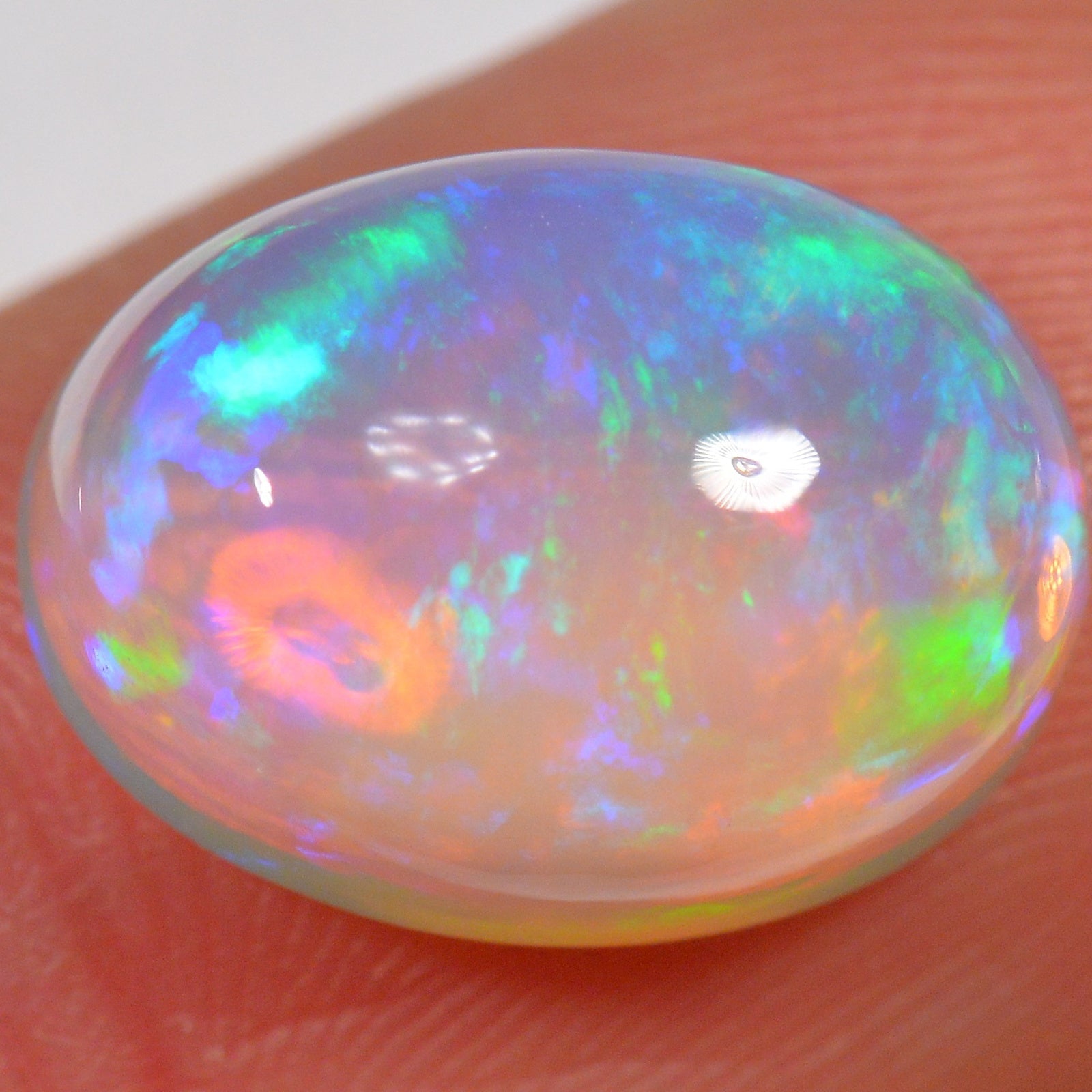 7.4 Carat Ethiopian Welo Opal — natural untreated Ethiopian Welo opal