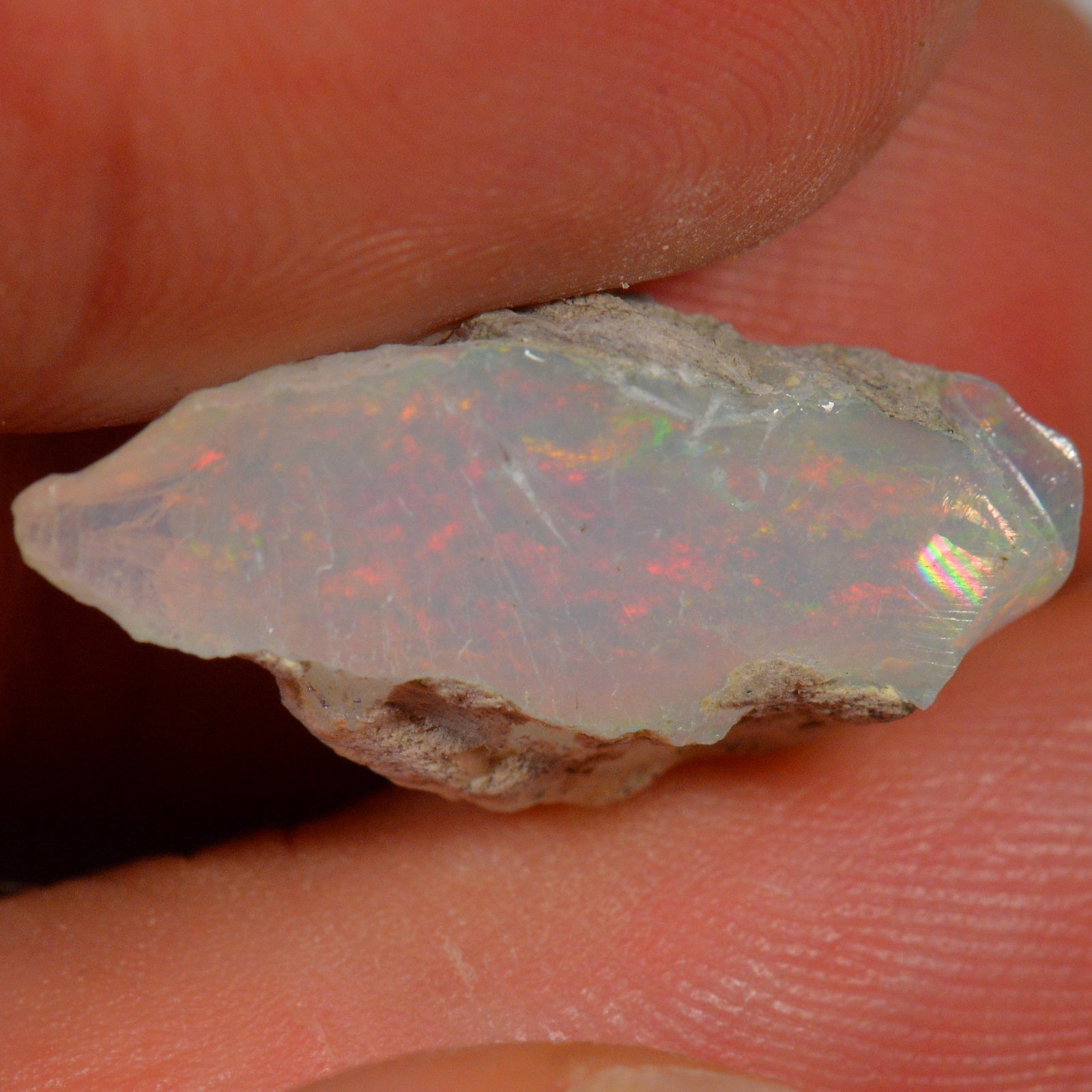 7.4 Carat - Rough Ethiopian Welo Opal — natural untreated rough Ethiopian Welo opal