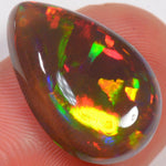 9 Karat - Brillanter Dunkler Äthiopischer Welo Opal - Beska Mine – natürlicher äthiopischer Welo Opal