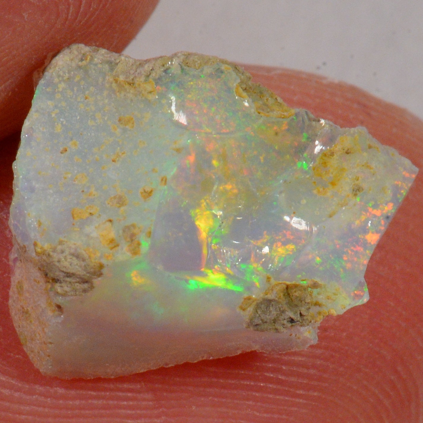 3.7 Carat - Rough Ethiopian Welo Opal — natural untreated rough Ethiopian Welo opal