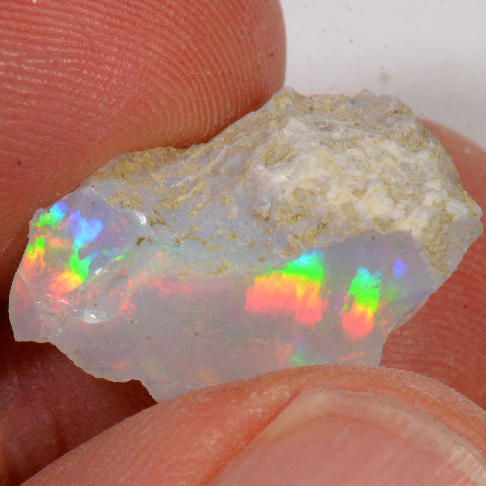 9.5 Karat - Roher Äthiopischer Welo Opal – natürlicher äthiopischer Welo Opal