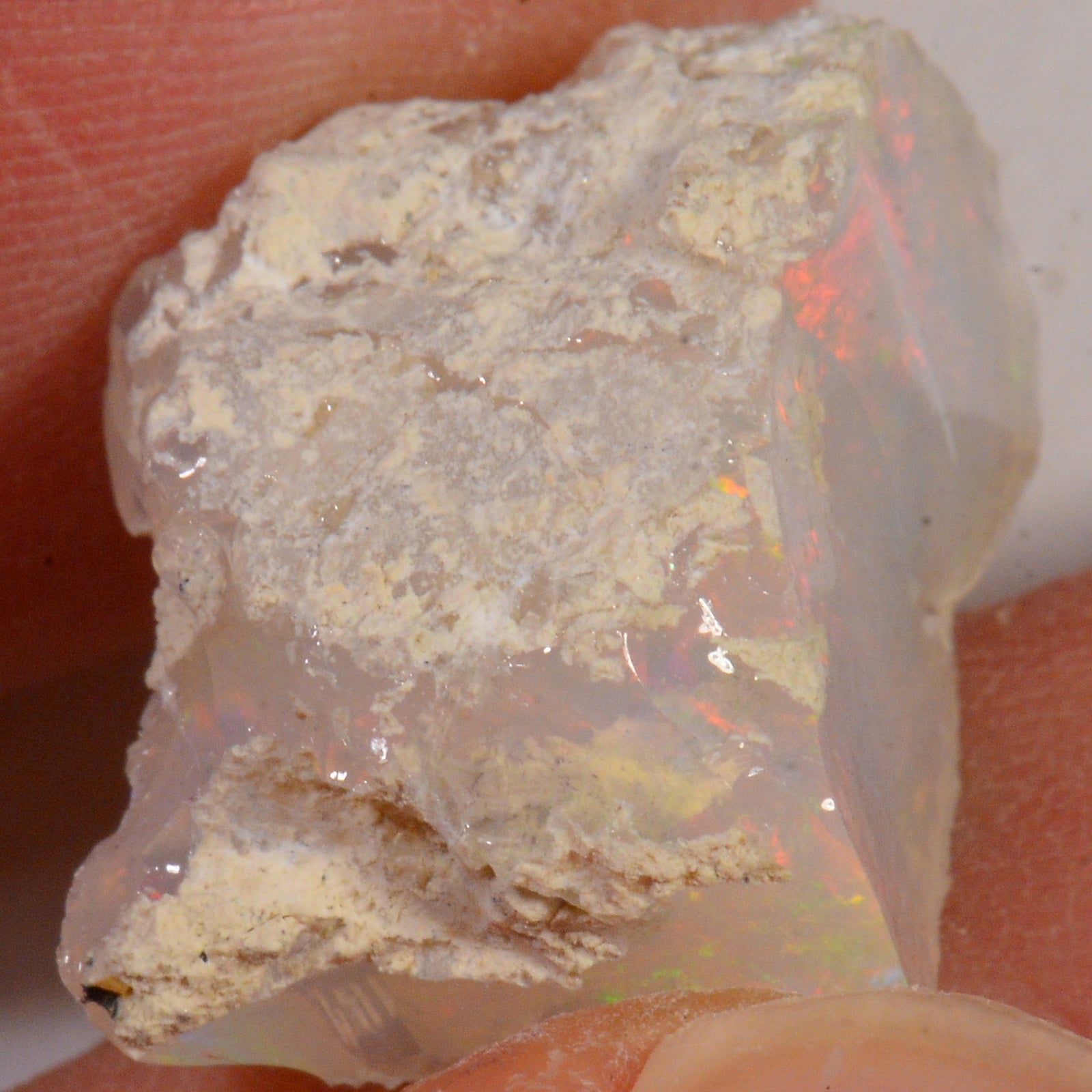 13 Karat - Roher Äthiopischer Welo Opal – natürlicher äthiopischer Welo Opal