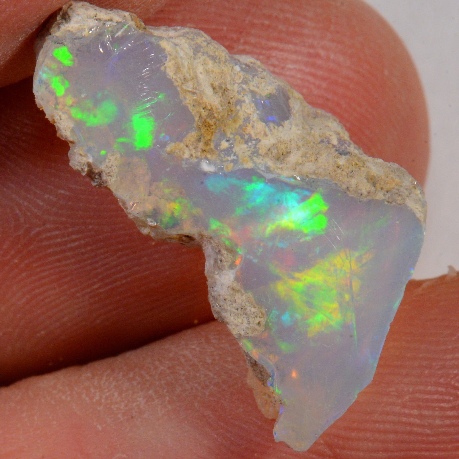 10.7 Carat - Rough Ethiopian Welo Opal — natural untreated rough Ethiopian Welo opal
