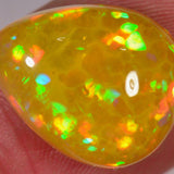 8.1 Karat - Seltener goldener Äthiopischer Welo Opal mit Wabenmuster - DeinOpal