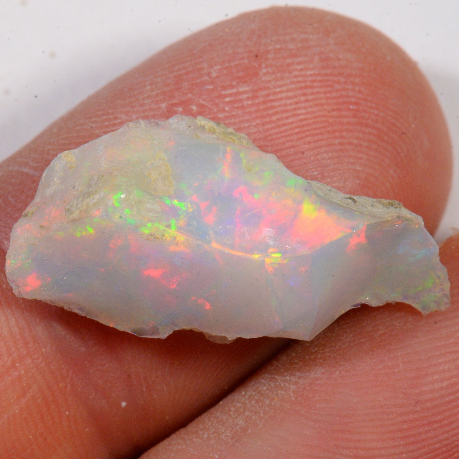 8.2 Carat - Rough Ethiopian Welo Opal — natural untreated rough Ethiopian Welo opal