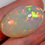 24,7 carats - Opale Welo d'Éthiopie à base tan claire – opale Welo d'Éthiopie naturelle