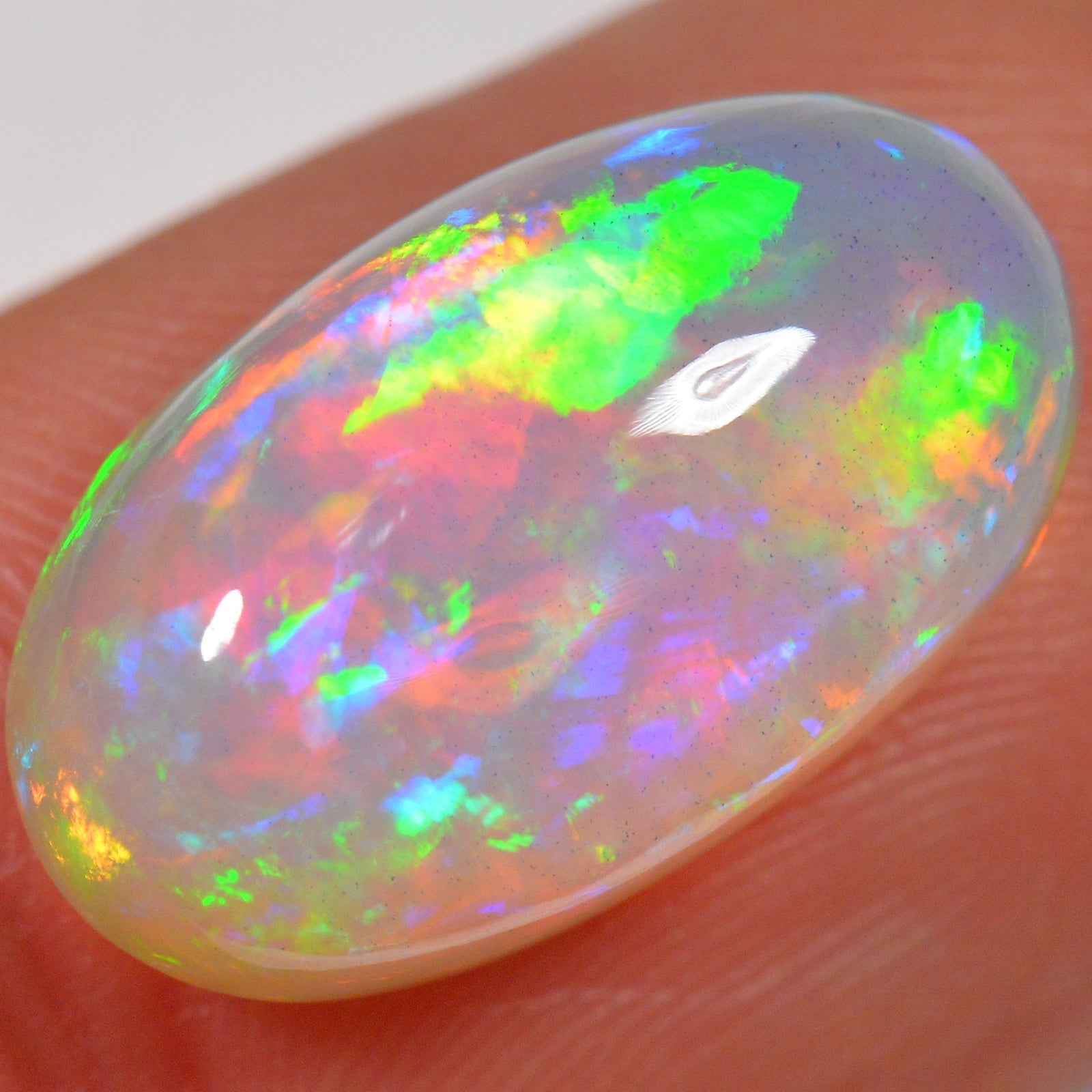 8.5 Carat Ethiopian Welo Opal — natural untreated Ethiopian Welo opal