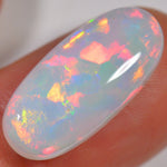 8.8 Carat - Bright Oval Ethiopian Welo Opal — natural untreated Ethiopian Welo opal