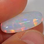 8.8 Carat - Bright Oval Ethiopian Welo Opal — natural untreated Ethiopian Welo opal