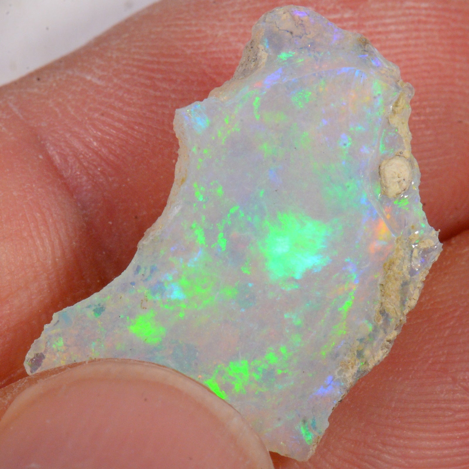 8.6 Carat - Rough Ethiopian Welo Opal — natural untreated rough Ethiopian Welo opal