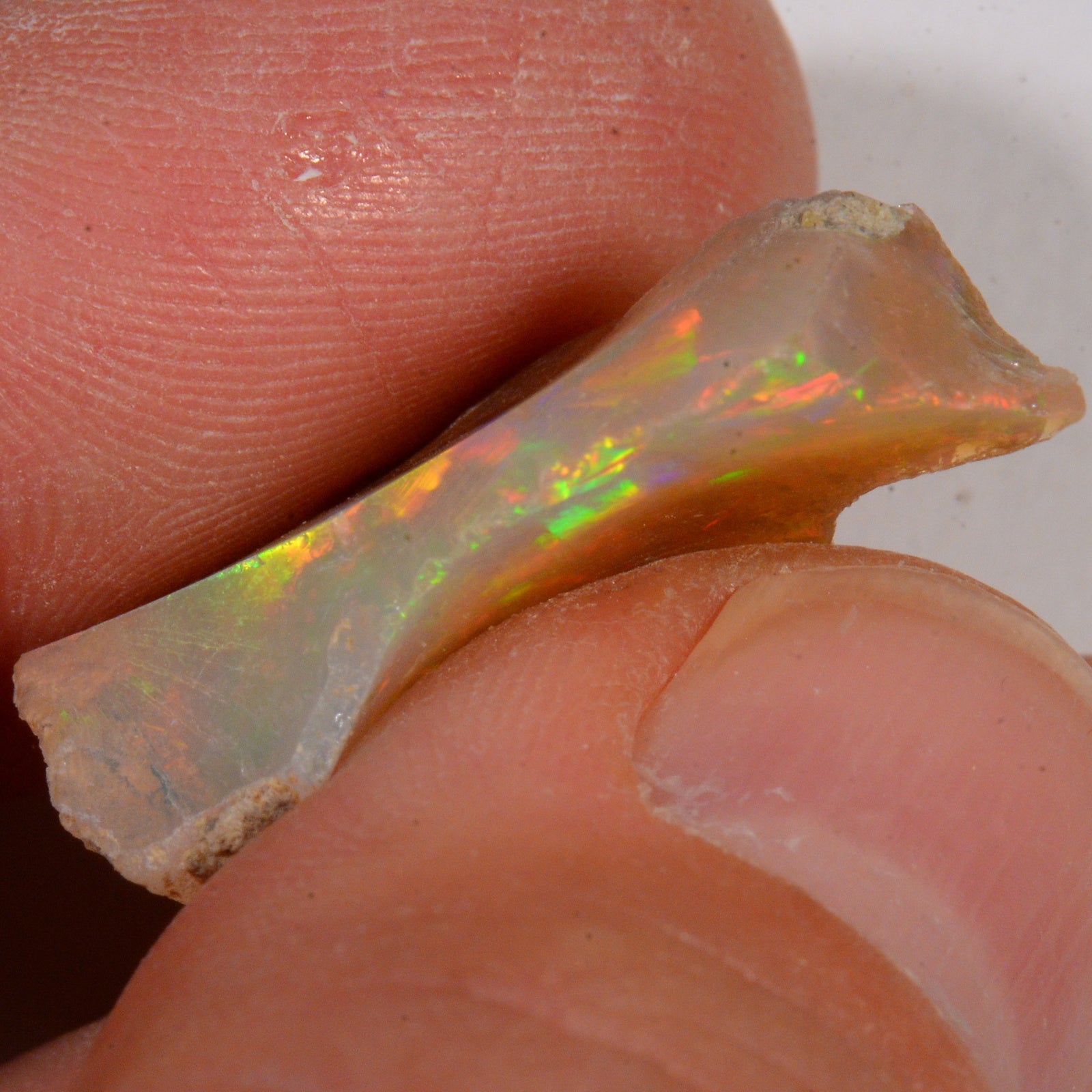 9.1 Carat - Rough Ethiopian Welo Opal — natural untreated rough Ethiopian Welo opal