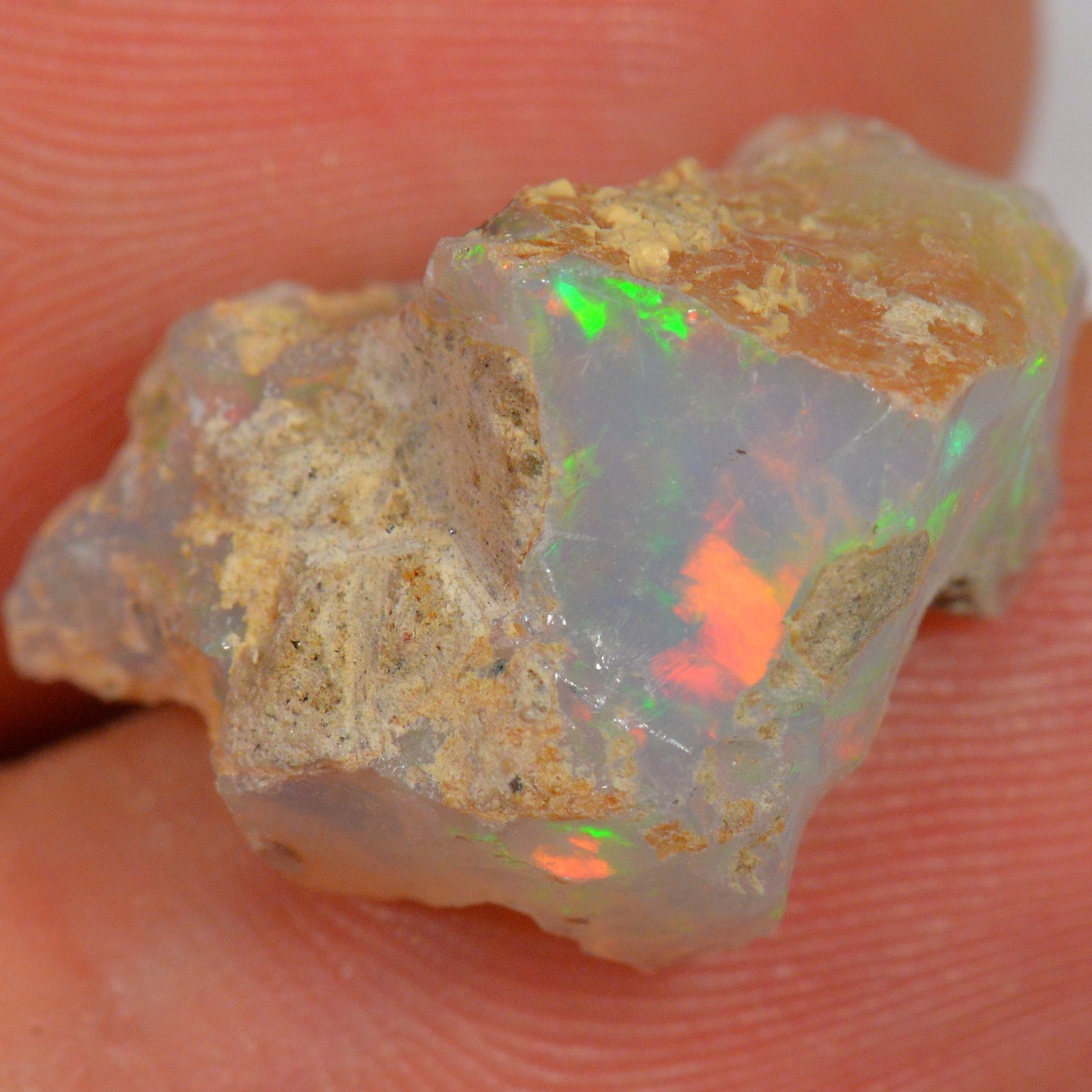 9.2 Carat - Rough Ethiopian Welo Opal — natural untreated rough Ethiopian Welo opal
