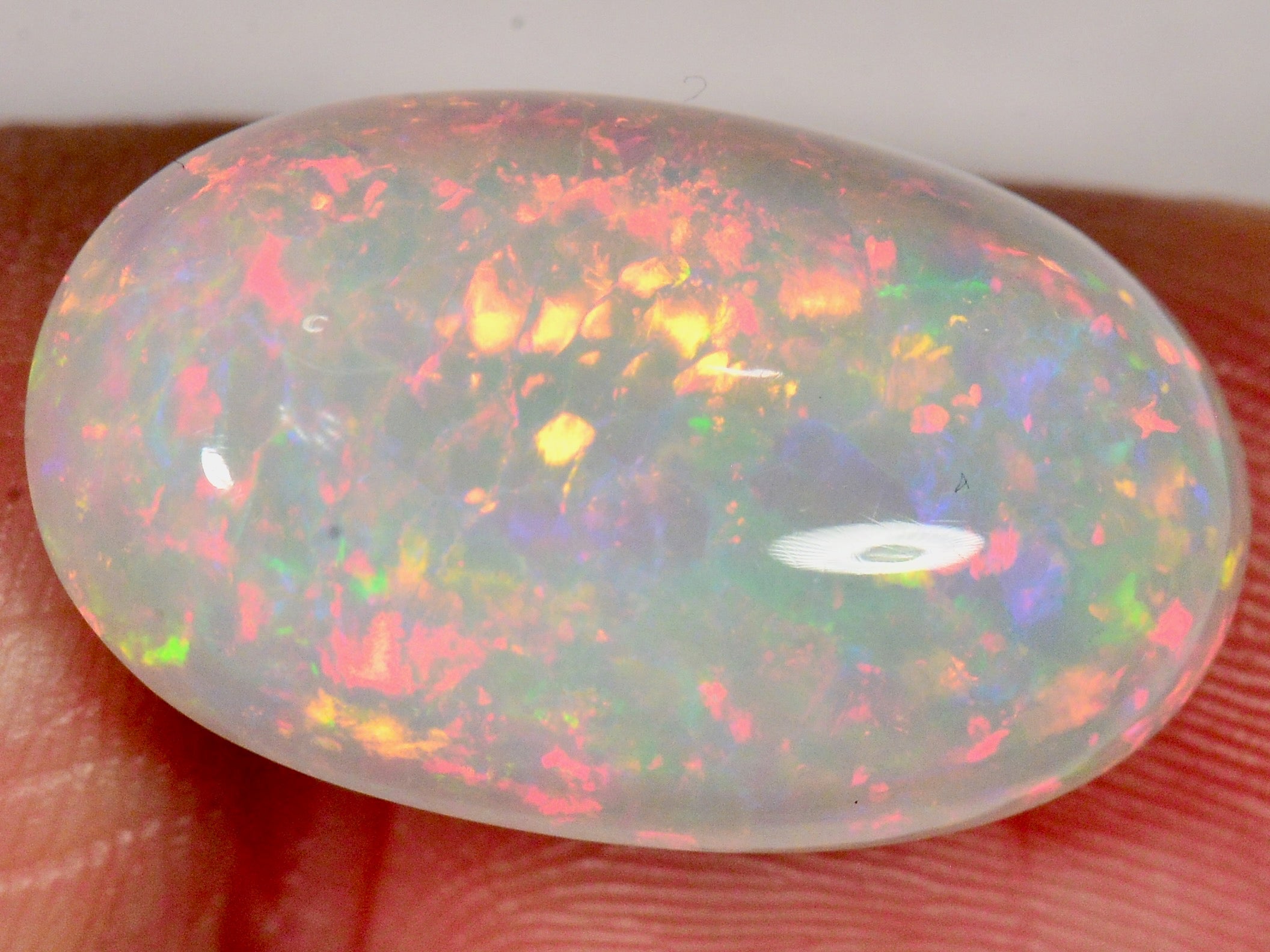 9.3 Carat Beautiful Ethiopian Welo Opal — natural untreated Ethiopian Welo opal