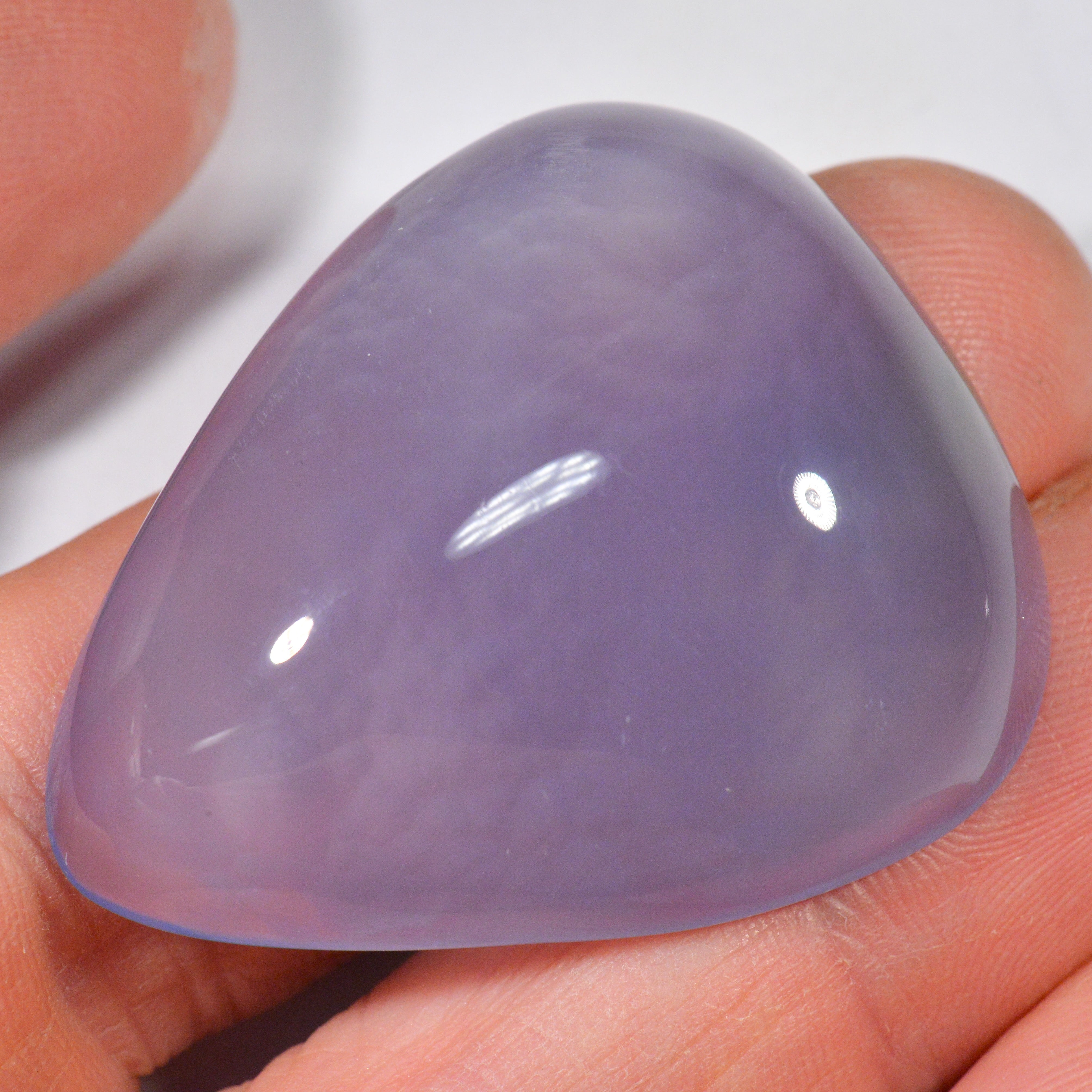 94.2 Karat - Grosser Blauer/Lavender Chalzedon aus Äthiopien - DeinOpal