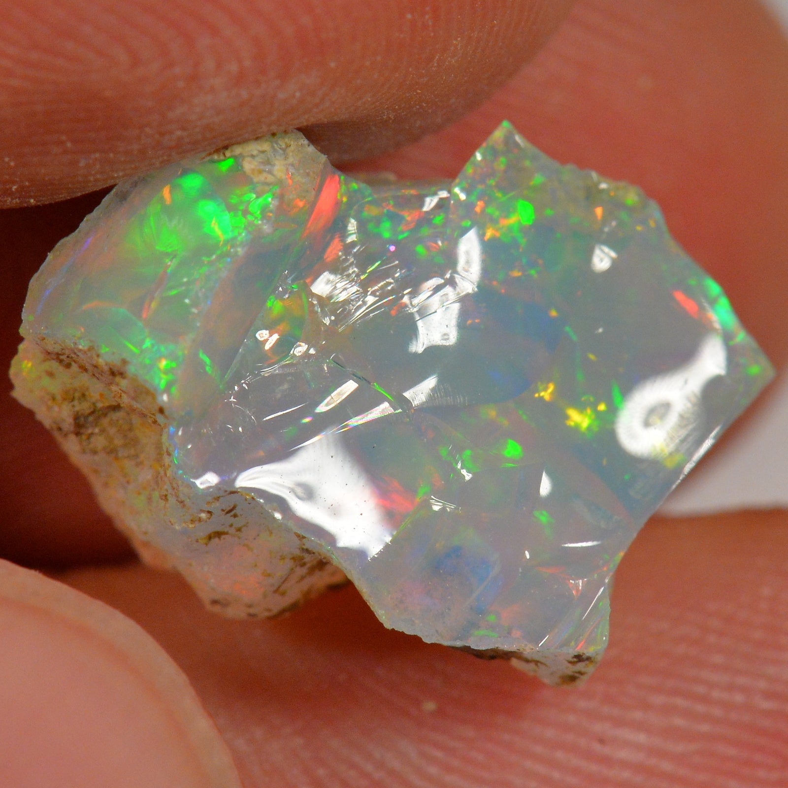 9.6 Carat - Rough Ethiopian Welo Opal — natural untreated rough Ethiopian Welo opal