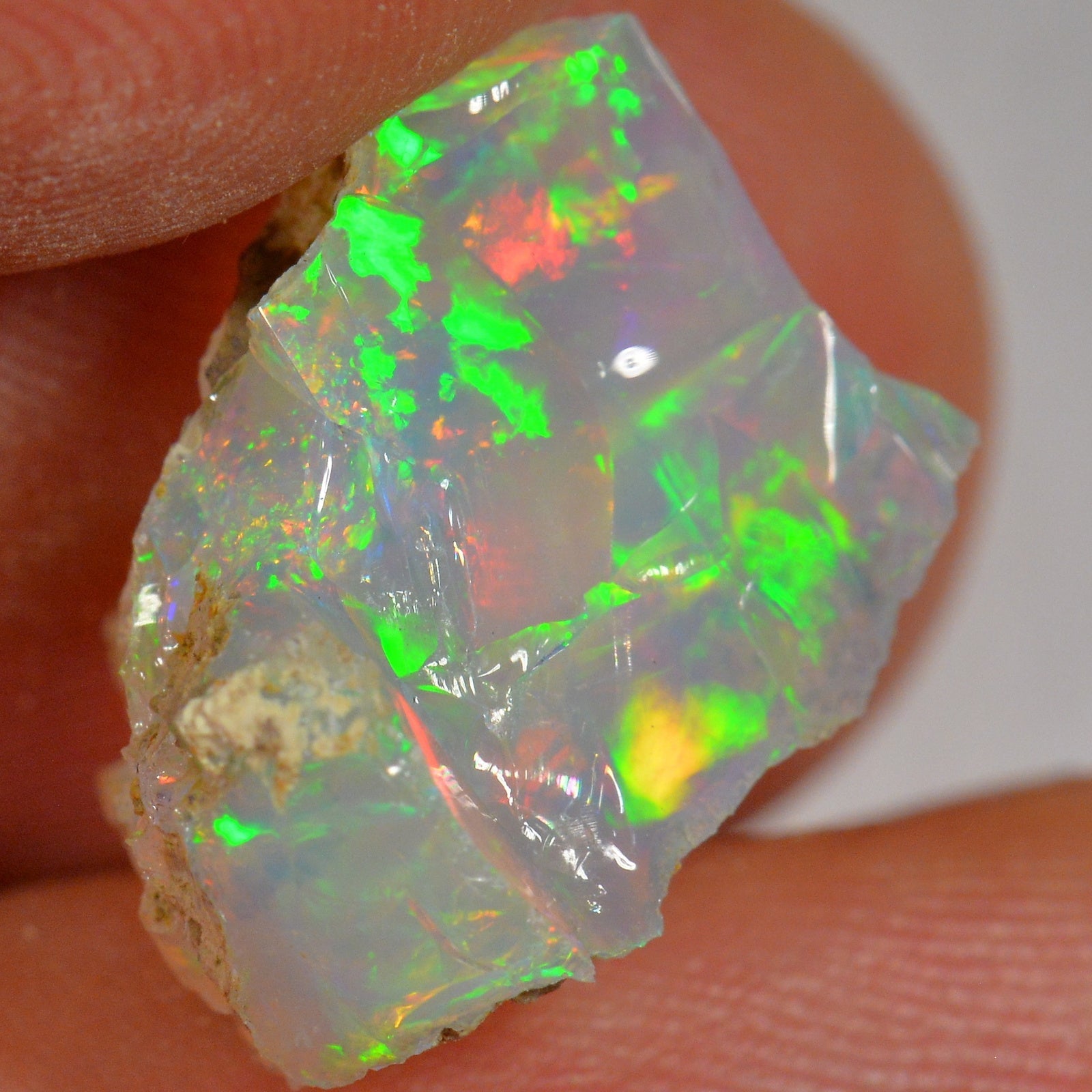 9.6 Carat - Rough Ethiopian Welo Opal — natural untreated rough Ethiopian Welo opal