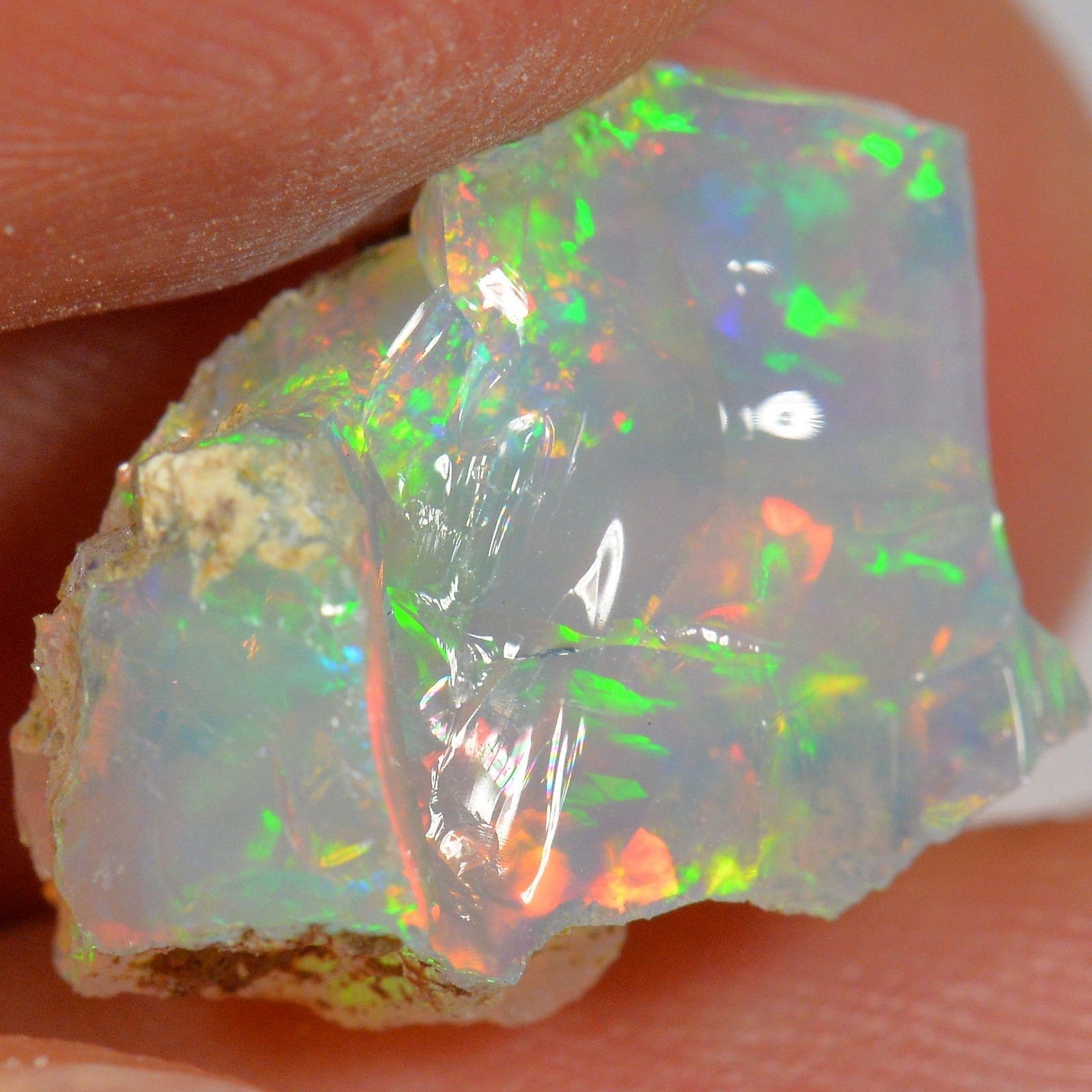 9.6 Carat - Rough Ethiopian Welo Opal — natural untreated rough Ethiopian Welo opal
