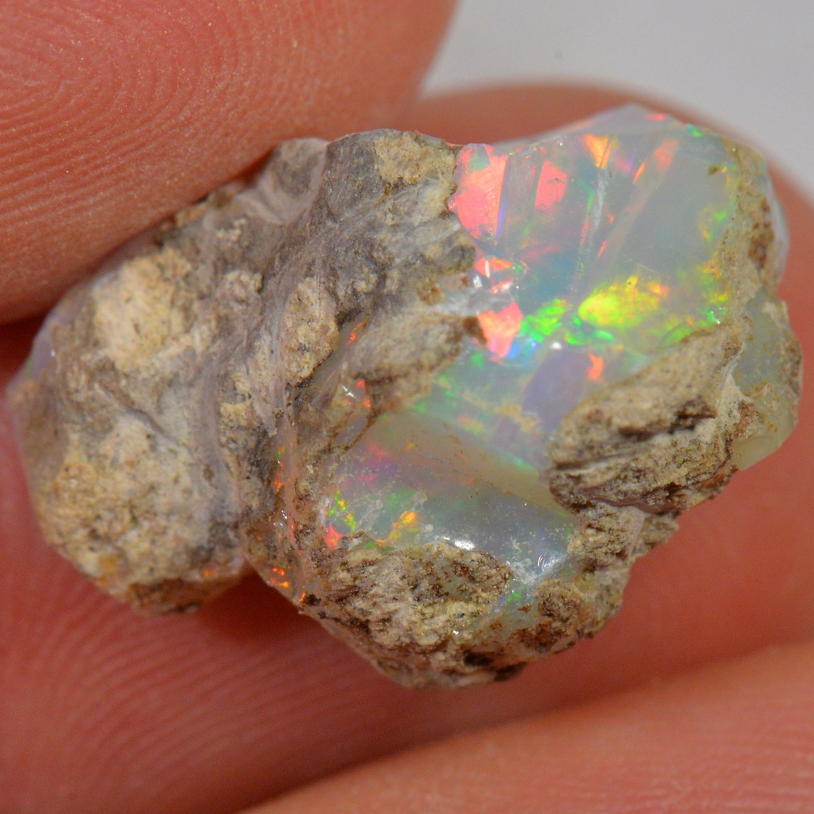 9.6 Carat - Rough Ethiopian Welo Opal — natural untreated rough Ethiopian Welo opal