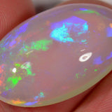 16.3 carat - Oval cut transparent Ethiopian Welo Opal 