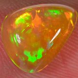 1.8 carat - Golden Ethiopian Welo Opal with intense color play 