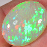 14.3 carat - Ethiopian Welo Opal with honeycomb pattern 