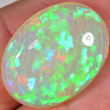 14.3 carat - Ethiopian Welo Opal with honeycomb pattern 