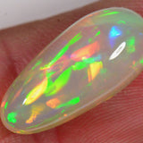 4.4 Carat Teardrop Ethiopian Welo Opal with Stripe Pattern 