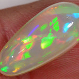 4.4 Carat Teardrop Ethiopian Welo Opal with Stripe Pattern 