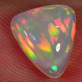 1.1 Carat - Triangular Ethiopian Welo Opal with Rainbow 