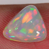 1.1 Carat - Triangular Ethiopian Welo Opal with Rainbow 