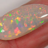 5.6 Carat - Light Gray Ethiopian Welo Opal with Pinfire and Stripes 