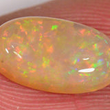 1.4 carat - oval cut Ethiopian Welo Opal with little color