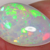 6 carat teardrop shaped Ethiopian Welo opal with cell pattern