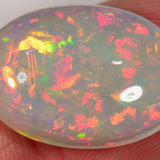 9.3 Carat - Oval Cut Ethiopian Welo Opal - Gray Base