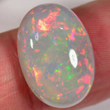 9.3 Carat - Oval Cut Ethiopian Welo Opal - Gray Base