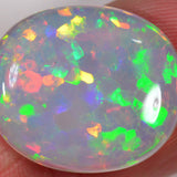 9 Carat - Beautiful Oval Cut Ethiopian Welo Opal with Hexagons 