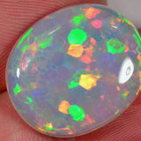 9 Carat - Beautiful Oval Cut Ethiopian Welo Opal with Hexagons 