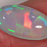 4.2 carat - Oval Ethiopian Welo Opal with stripe pattern 