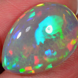 12.7 Carat - Stunning Dark Teardrop Shaped Ethiopian Welo Opal 