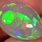 12.7 Carat - Stunning Dark Teardrop Shaped Ethiopian Welo Opal 