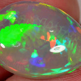 12.7 Carat - Stunning Dark Teardrop Shaped Ethiopian Welo Opal 